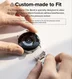 Ringke Metal One Samsung Galaxy Watch 4 Classic 46MM Bandje RVS Zilver afbeelding 9