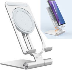 Nillkin PowerHold Mini Bureauhouder met Draadloos Opladen 15W Zilver afbeelding