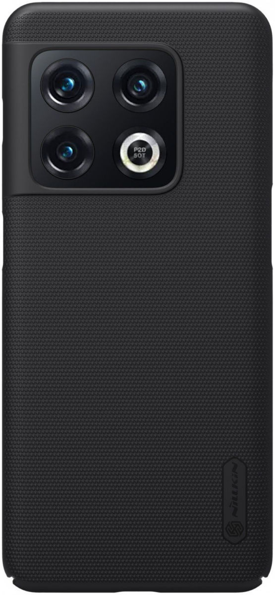 Nillkin Super Frosted Shield OnePlus 10 Pro Hoesje Back Cover Zwart afbeelding 2
