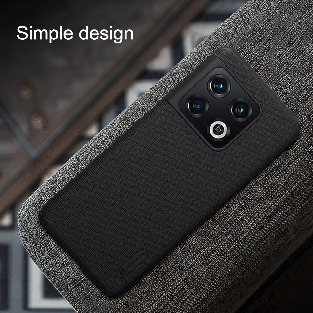 Nillkin Super Frosted Shield OnePlus 10 Pro Hoesje Back Cover Zwart afbeelding 9