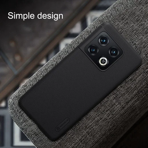 Nillkin Super Frosted Shield OnePlus 10 Pro Hoesje Back Cover Zwart afbeelding 9
