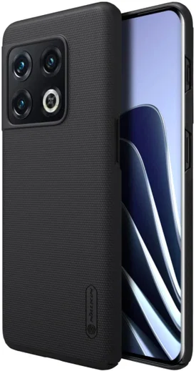 Nillkin Super Frosted Shield OnePlus 10 Pro Hoesje Back Cover Zwart afbeelding 1