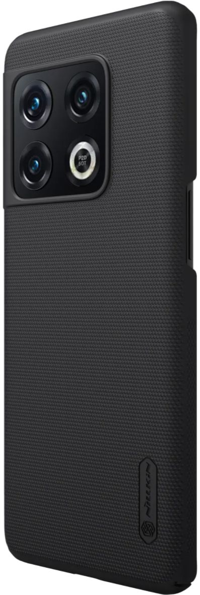 Nillkin Super Frosted Shield OnePlus 10 Pro Hoesje Back Cover Zwart afbeelding 3