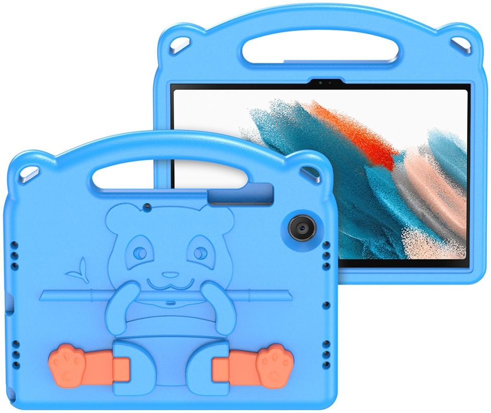 Dux Ducis Panda Samsung Galaxy Tab A8 Kinder Tablethoes Blauw afbeelding 1