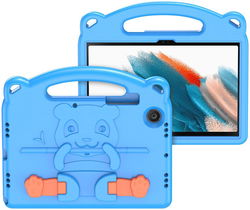Dux Ducis Panda Samsung Galaxy Tab A8 Kinder Tablethoes Blauw afbeelding