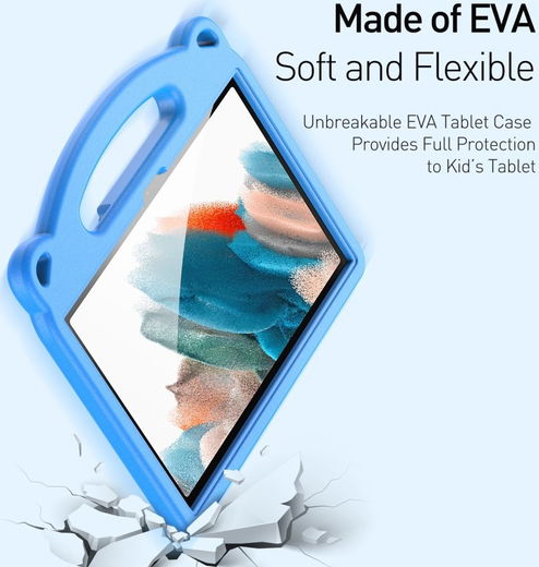 Dux Ducis Panda Samsung Galaxy Tab A8 Kinder Tablethoes Blauw afbeelding 3