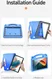 Dux Ducis Panda Samsung Galaxy Tab A8 Kinder Tablethoes Geel afbeelding 10