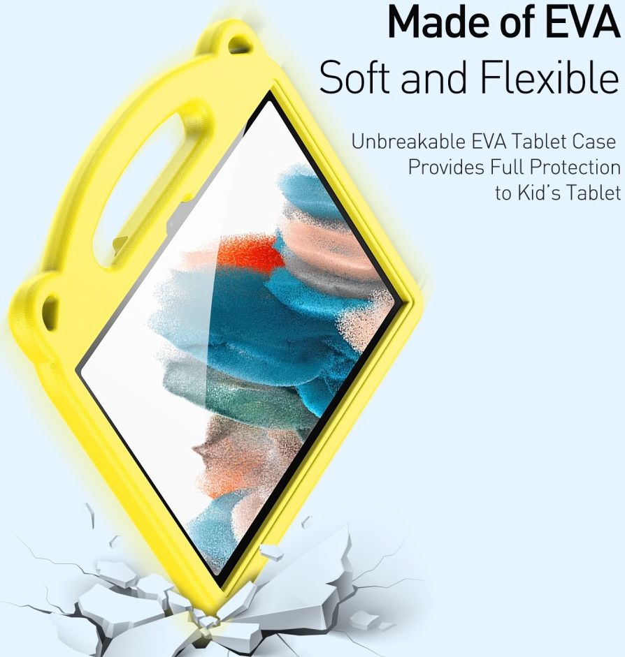 Dux Ducis Panda Samsung Galaxy Tab A8 Kinder Tablethoes Geel afbeelding 3