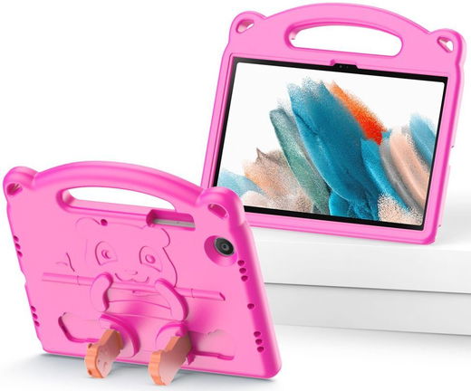 Dux Ducis Panda Samsung Galaxy Tab A8 Kinder Tablethoes Roze afbeelding 2