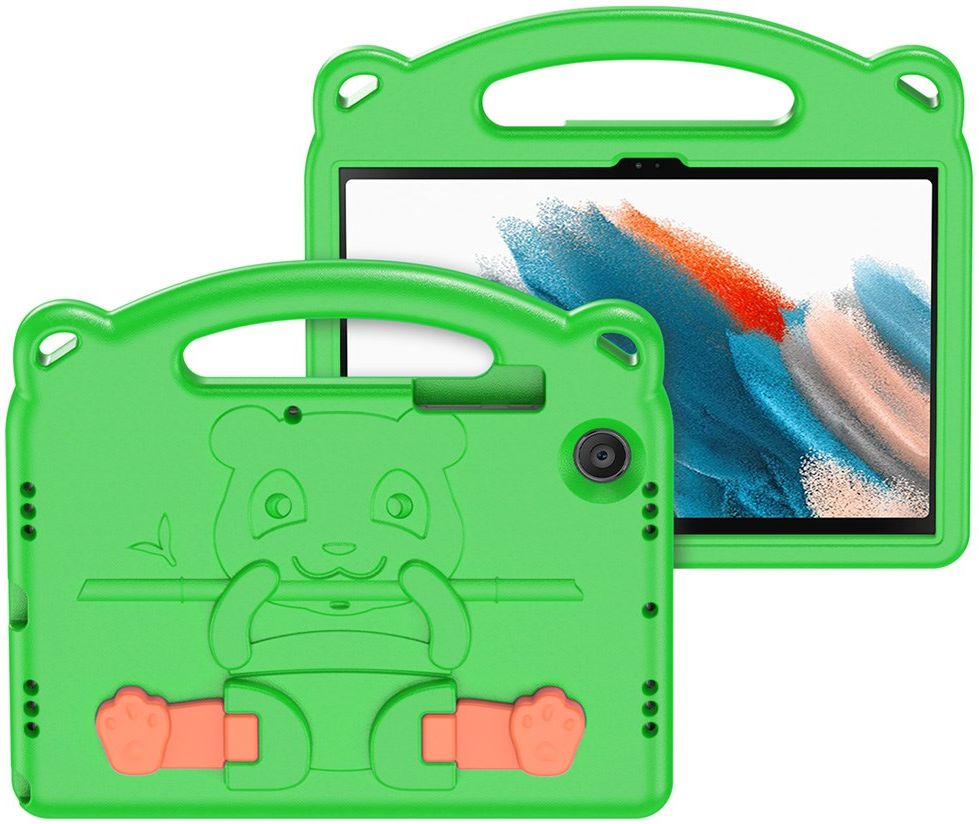 Dux Ducis Panda Samsung Galaxy Tab A8 Kinder Tablethoes Groen afbeelding 1