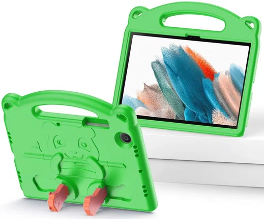 Dux Ducis Panda Samsung Galaxy Tab A8 Kinder Tablethoes Groen afbeelding 2