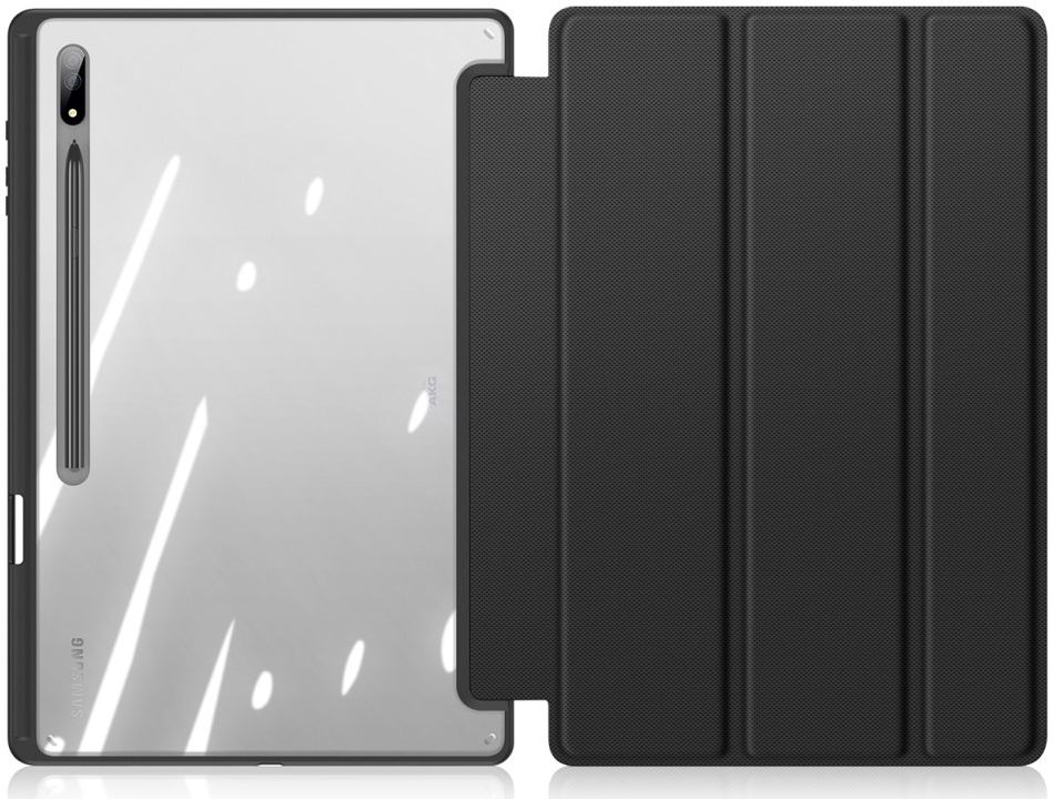 Dux Ducis Toby Samsung Galaxy Tab S8 Ultra Hoes Book Case Zwart afbeelding 9