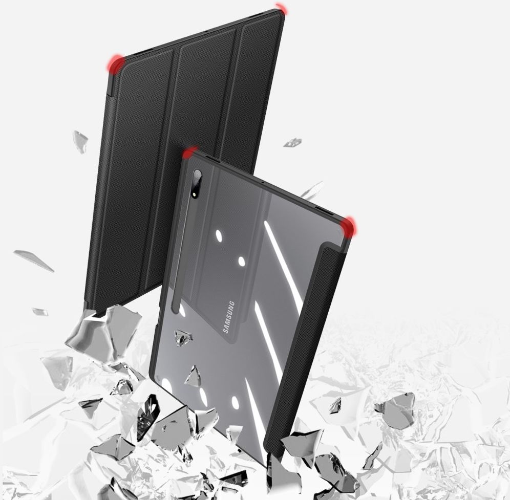 Dux Ducis Toby Samsung Galaxy Tab S8 Ultra Hoes Book Case Zwart afbeelding 8