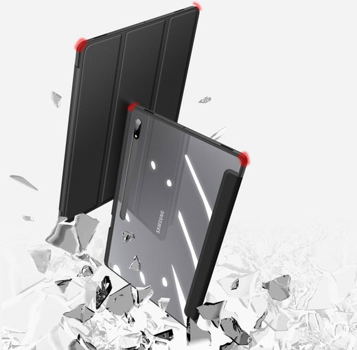 Dux Ducis Toby Samsung Galaxy Tab S8 Ultra Hoes Book Case Zwart afbeelding 8