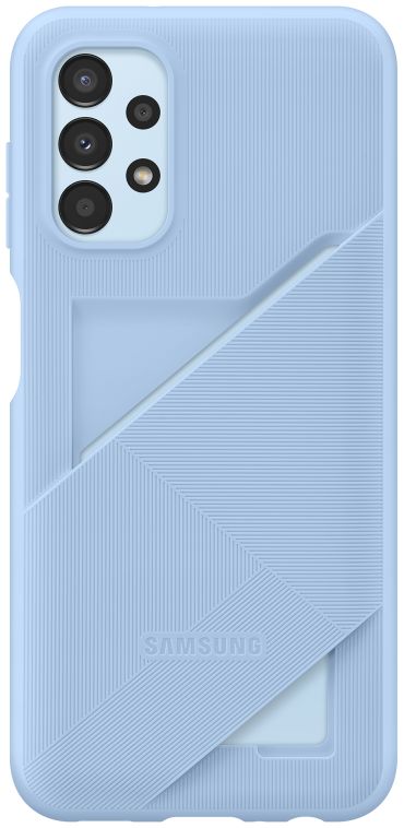 Origineel Samsung Galaxy A13 4G Hoesje Card Slot Cover Blauw afbeelding 1