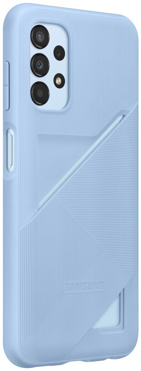 Origineel Samsung Galaxy A13 4G Hoesje Card Slot Cover Blauw afbeelding 2