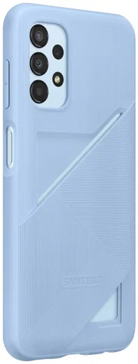 Origineel Samsung Galaxy A13 4G Hoesje Card Slot Cover Blauw afbeelding 2