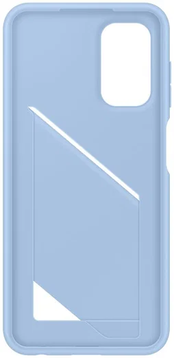 Origineel Samsung Galaxy A13 4G Hoesje Card Slot Cover Blauw afbeelding 5