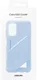 Origineel Samsung Galaxy A13 4G Hoesje Card Slot Cover Blauw afbeelding 6