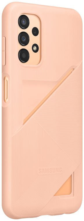 Origineel Samsung Galaxy A13 4G Hoesje Card Slot Cover Oranje afbeelding 2