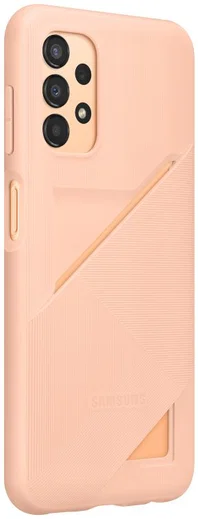 Origineel Samsung Galaxy A13 4G Hoesje Card Slot Cover Oranje afbeelding 2