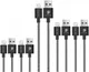 Dux Ducis 2.1A USB-A naar Lightning Kabel 5-Pack (2x 1M + 2x 2M + 3M) afbeelding 1