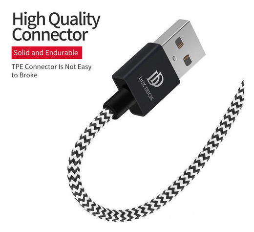 Dux Ducis 2.1A USB-A naar Lightning Kabel Set 3-Pack (0.25M + 1M + 2M) afbeelding 12