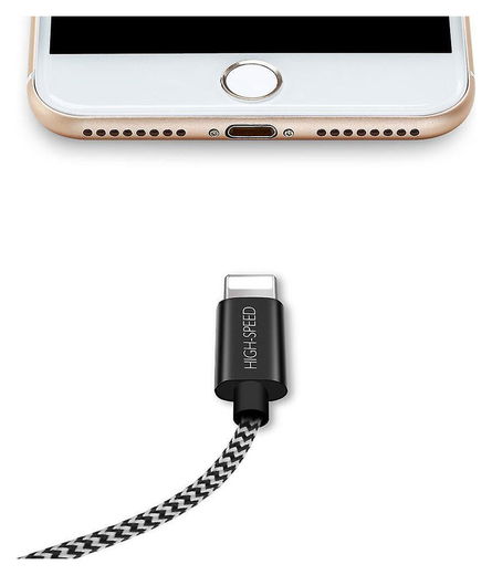 Dux Ducis 2.1A USB-A naar Lightning Kabel Set 3-Pack (0.25M + 1M + 2M) afbeelding 4