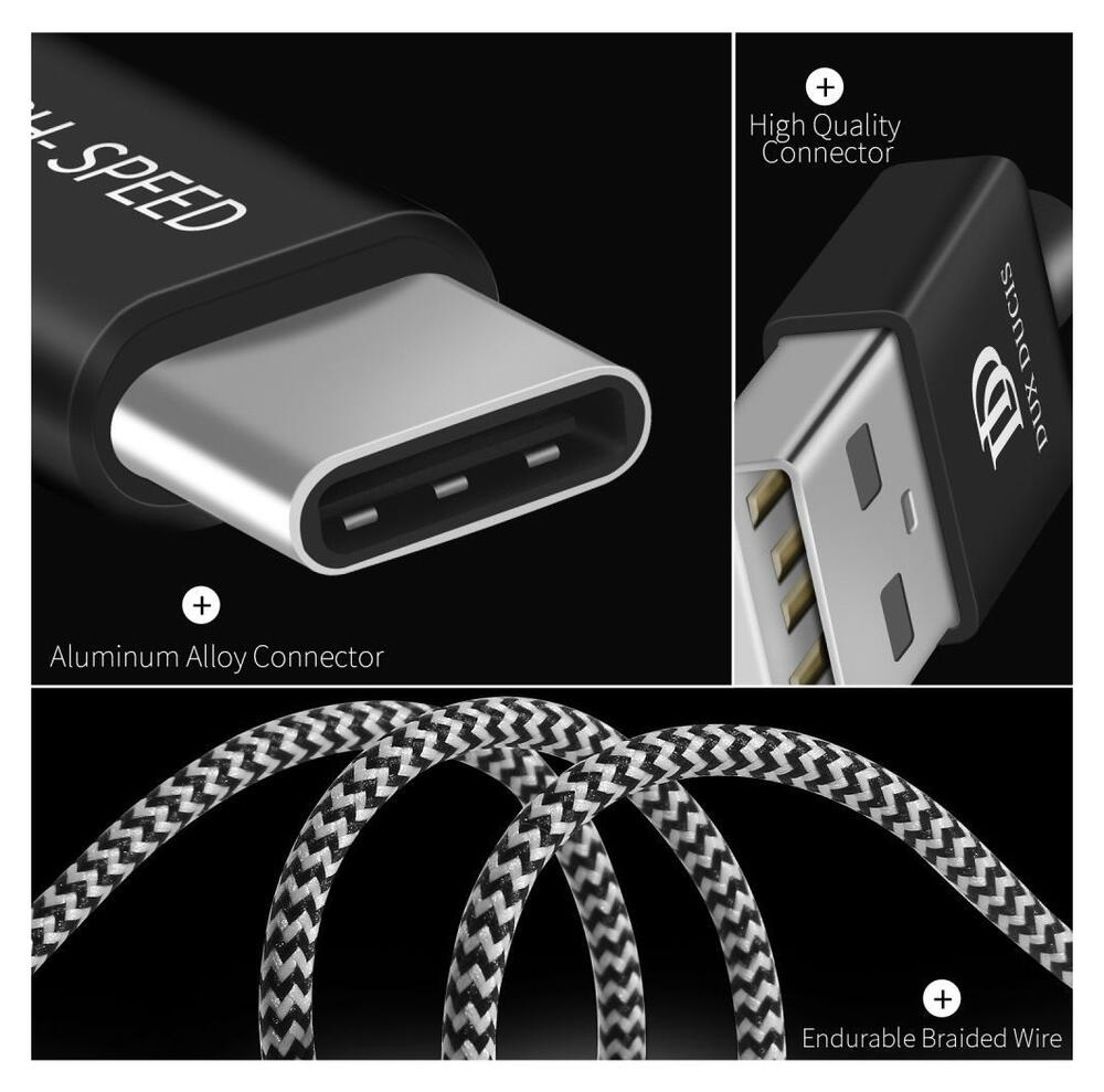 Dux Ducis 2.1A USB-A naar Lightning Kabel Set 3-Pack (0.25M + 1M + 2M) afbeelding 10