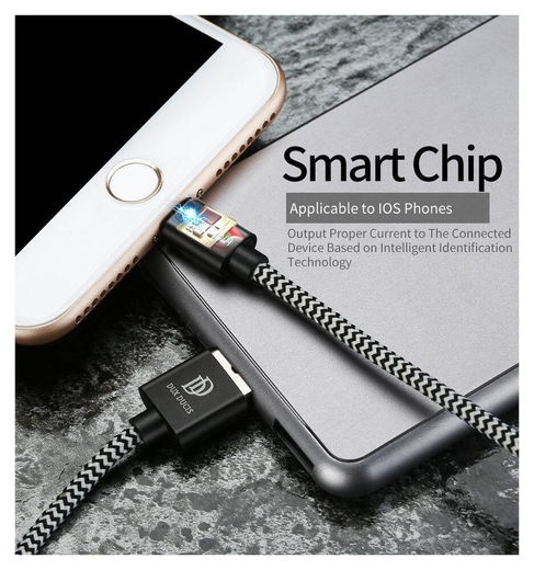 Dux Ducis 2.1A USB-A naar Lightning Kabel Set 3-Pack (0.25M + 1M + 2M) afbeelding 6