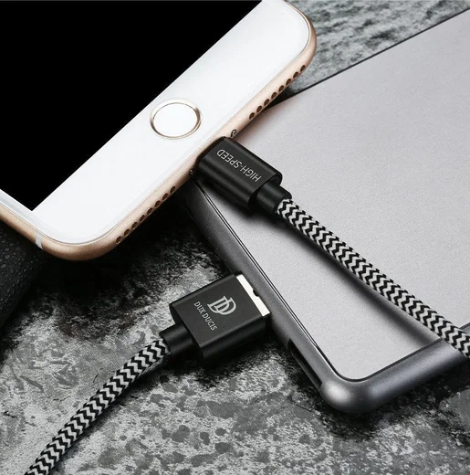 Dux Ducis Fast Charging 2.1A Apple Lightning Oplaad Kabel 5 Meter afbeelding 14