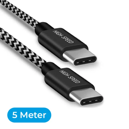 Dux Ducis K-One Fast Charging 2.1A USB-C Oplaad Kabel 5 Meter afbeelding 4