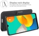 KHAZNEH Samsung Galaxy M32 Hoesje Retro Wallet Book Case Zwart afbeelding 6