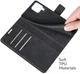 KHAZNEH Samsung Galaxy M32 Hoesje Retro Wallet Book Case Zwart afbeelding 7
