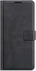 KHAZNEH Samsung Galaxy M32 Hoesje Retro Wallet Book Case Zwart afbeelding 2