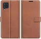 KHAZNEH Samsung Galaxy M32 Hoesje Retro Wallet Book Case Bruin afbeelding 4