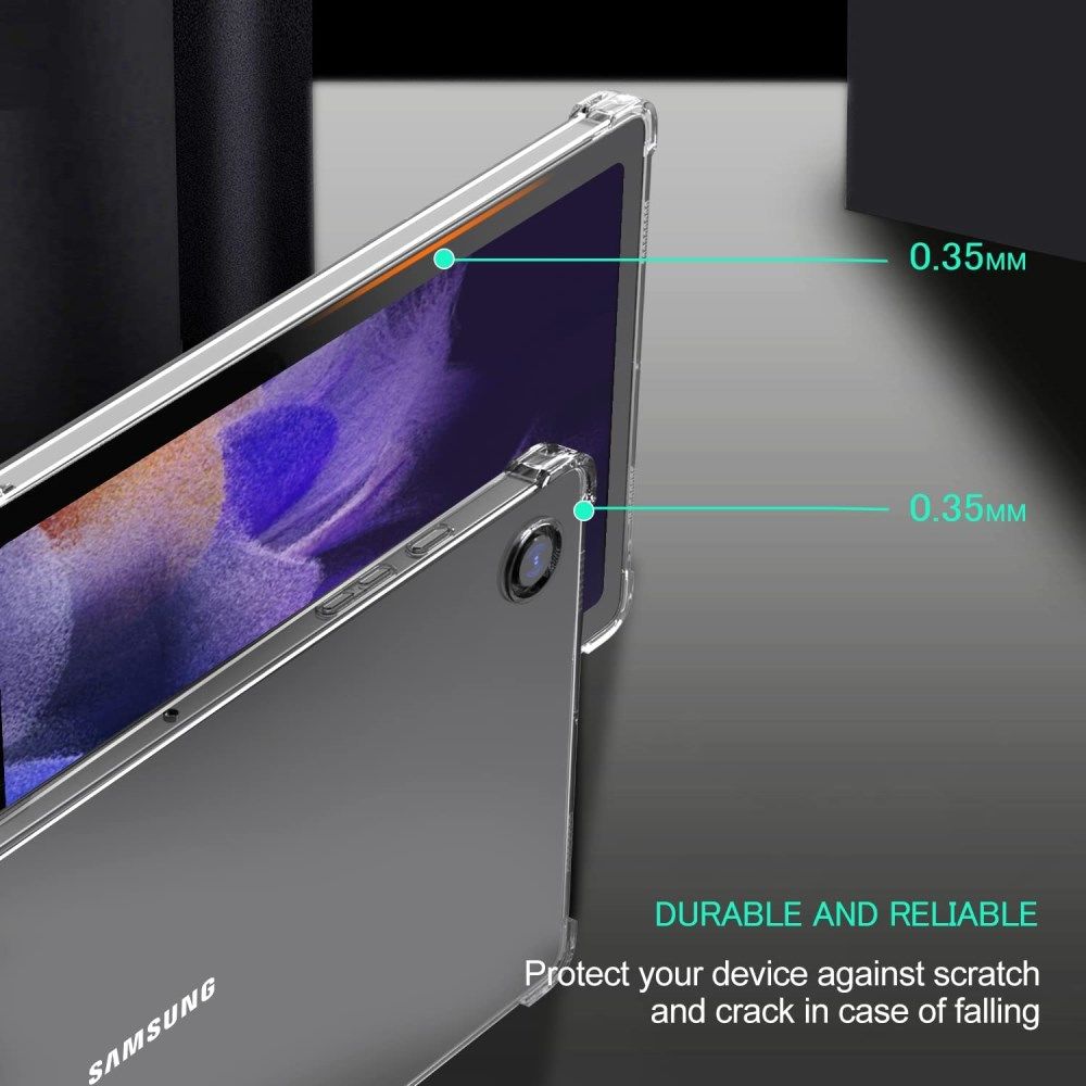 Samsung Galaxy Tab A8 Hoes Schokbestendige Back Cover Transparant afbeelding 3