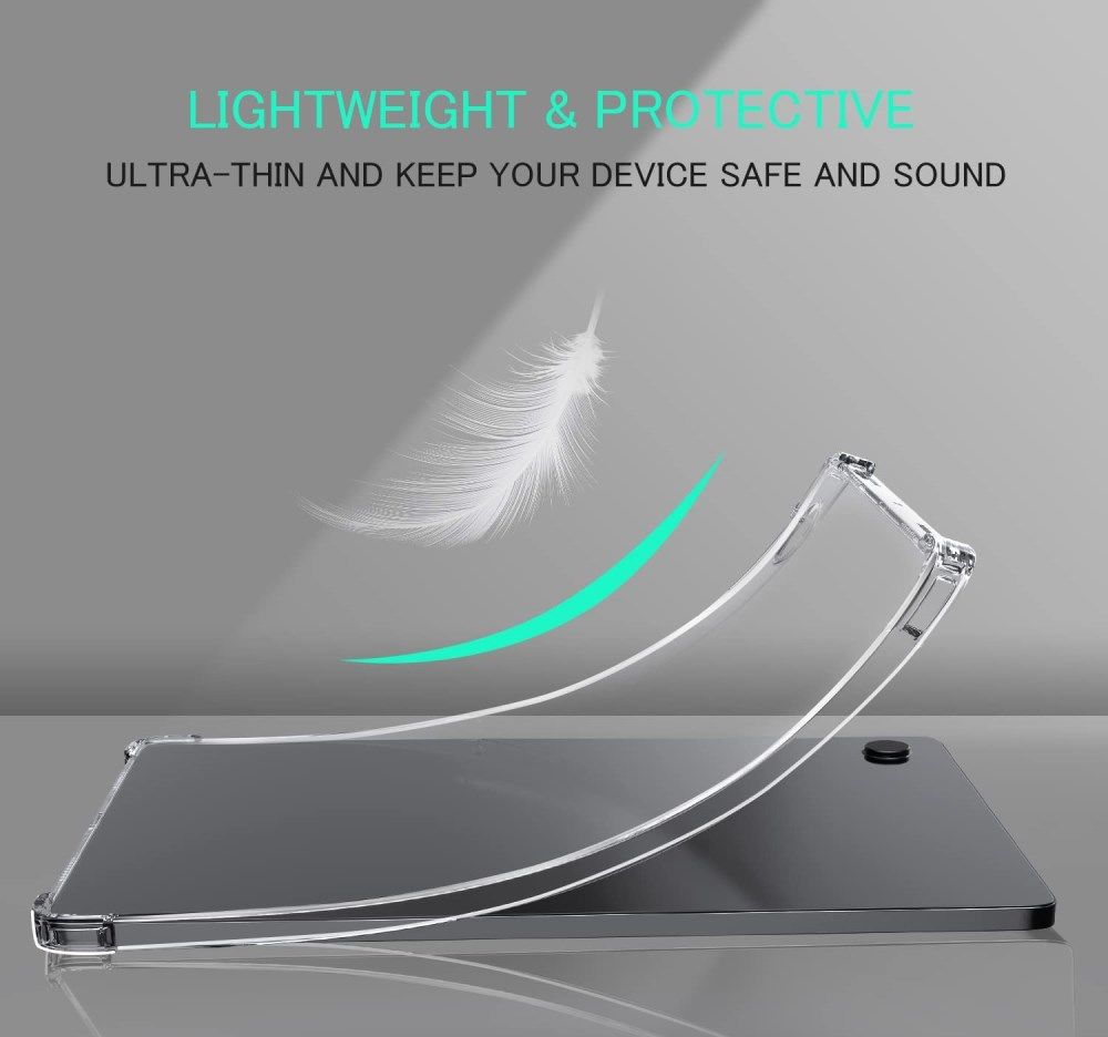 Samsung Galaxy Tab A8 Hoes Schokbestendige Back Cover Transparant afbeelding 4