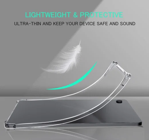 Samsung Galaxy Tab A8 Hoes Schokbestendige Back Cover Transparant afbeelding 4