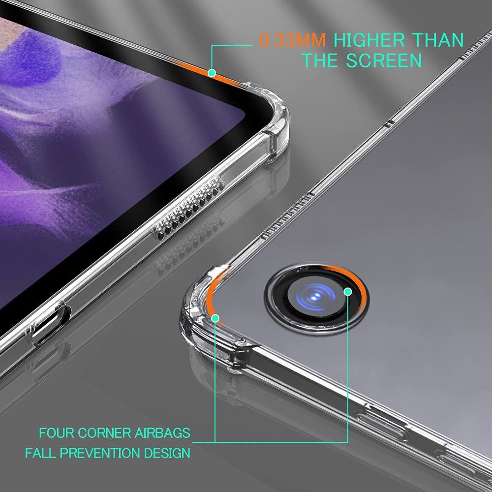 Samsung Galaxy Tab A8 Hoes Schokbestendige Back Cover Transparant afbeelding 6