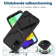 Samsung Galaxy A03s Hoesje Full Protect 360° Cover Hybride Zwart afbeelding 4