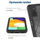 Samsung Galaxy A03s Hoesje Full Protect 360° Cover Hybride Zwart afbeelding 7