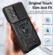 Samsung Galaxy A33 Hoesje Camera Slider en Kickstand Ring Rood afbeelding 7
