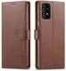 LC.IMEEKE Samsung Galaxy A53 Hoesje Portemonnee Book Case Bruin afbeelding 4