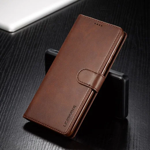 LC.IMEEKE Samsung Galaxy A53 Hoesje Portemonnee Book Case Bruin afbeelding 6