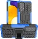 Samsung Galaxy A53 Hoesje Hybride Back Cover Kickstand Blauw afbeelding 4