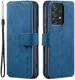 DG Ming Samsung Galaxy A53 Hoesje Retro Wallet Book Case Blauw afbeelding 4