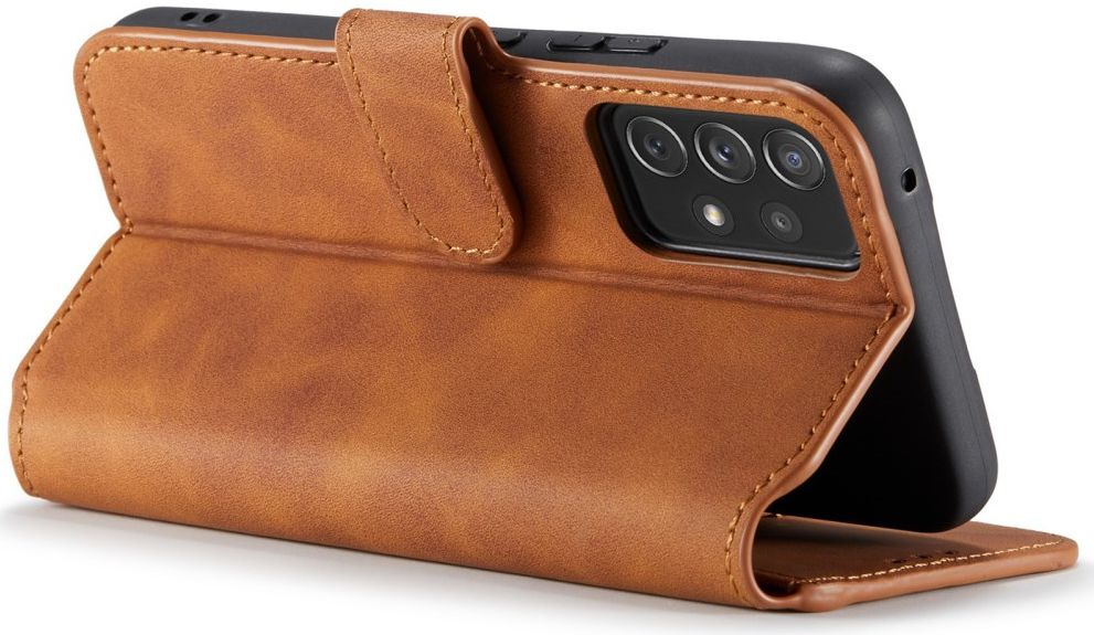 DG Ming Samsung Galaxy A53 Hoesje Retro Wallet Book Case Bruin afbeelding 5