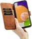 DG Ming Samsung Galaxy A53 Hoesje Retro Wallet Book Case Bruin afbeelding 6