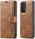 DG Ming Samsung Galaxy A33 Hoesje 2-in-1 Book Case en Back Cover Bruin afbeelding 5